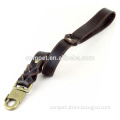 21.6inch*2.5cm Two-sided real leather dog leash first layer genuine leather medium to large dogs dog leash